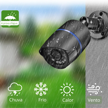 Carregar imagem no visualizador da galeria, Câmera CFTV C/ Sensor de Movimento FullHD 4K a Prova D'água