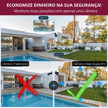 Carregar imagem no visualizador da galeria, Câmera de Segurança - Wifi - 4k Ultra HD - Visão Dupla Pro