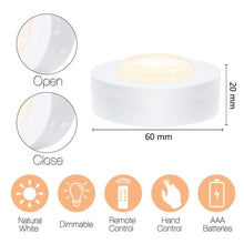 Carregar imagem no visualizador da galeria, Kit Luminária Led - Sem Fio - Spot de Led a Pilha com Controle Remoto