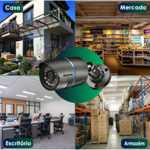 Carregar imagem no visualizador da galeria, Câmera CFTV C/ Sensor de Movimento FullHD 4K a Prova D'água

