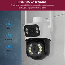 Carregar imagem no visualizador da galeria, Câmera de Segurança - Wifi - 4k Ultra HD - Visão Dupla Pro
