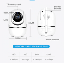 Carregar imagem no visualizador da galeria, Câmera WiFi - Babá eletrônica ou segurança
